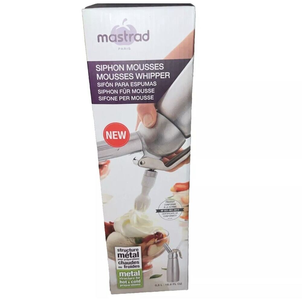 Mastrad Paris | Mousses Whipper | NEW in Box
